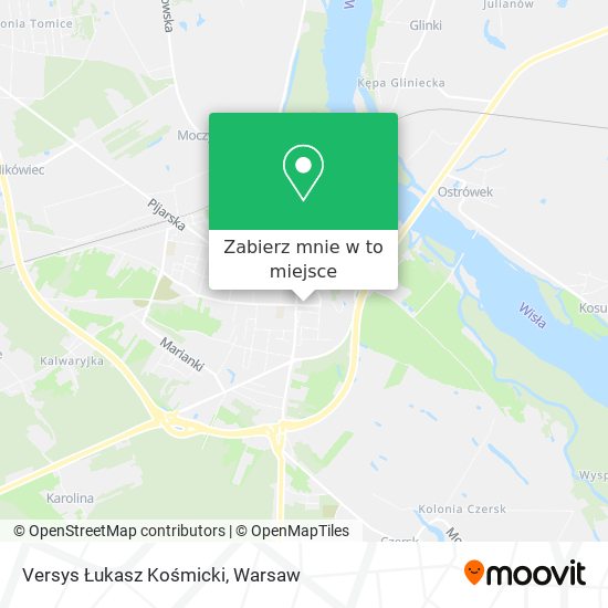 Mapa Versys Łukasz Kośmicki