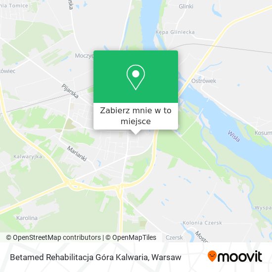 Mapa Betamed Rehabilitacja Góra Kalwaria