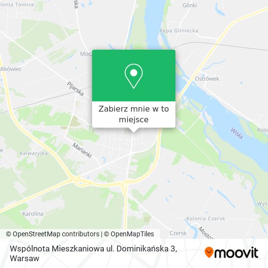 Mapa Wspólnota Mieszkaniowa ul. Dominikańska 3