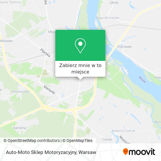 Mapa Auto-Moto Sklep Motoryzacyjny