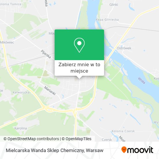 Mapa Mielcarska Wanda Sklep Chemiczny