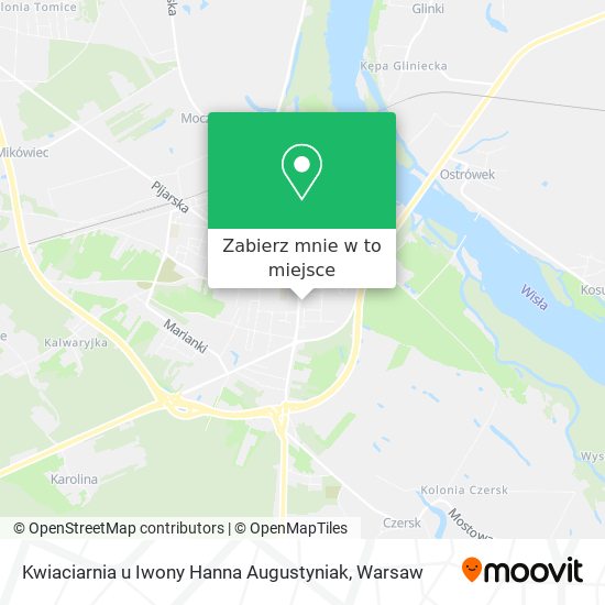 Mapa Kwiaciarnia u Iwony Hanna Augustyniak