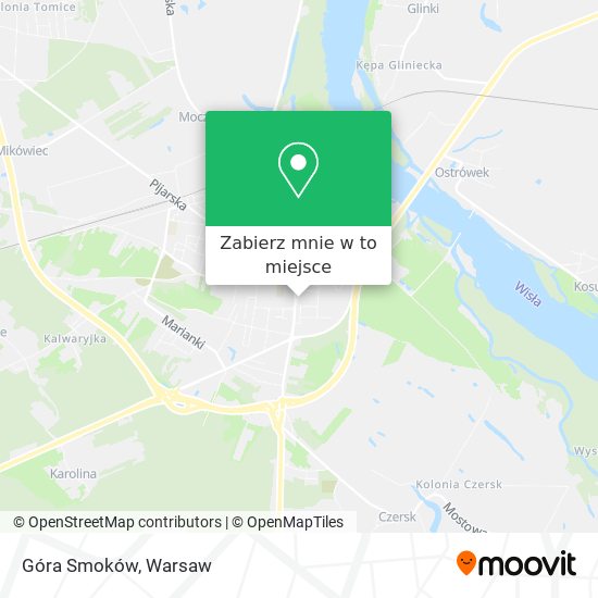 Mapa Góra Smoków