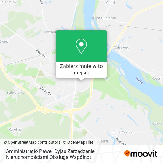 Mapa Amministratio Paweł Dyjas Zarządzanie Nieruchomościami Obsługa Wspólnot Mieszkaniowych