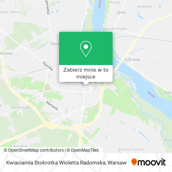 Mapa Kwiaciarnia Stokrotka Wioletta Radomska