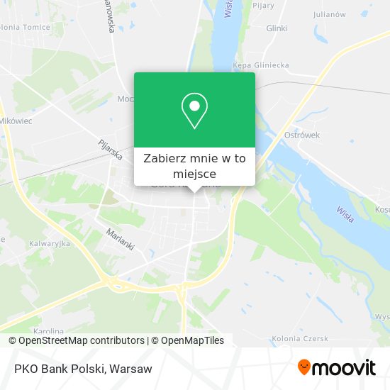 Mapa PKO Bank Polski