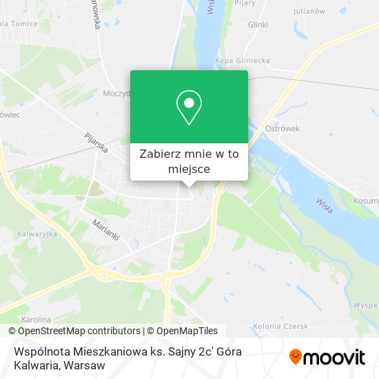 Mapa Wspólnota Mieszkaniowa ks. Sajny 2c' Góra Kalwaria