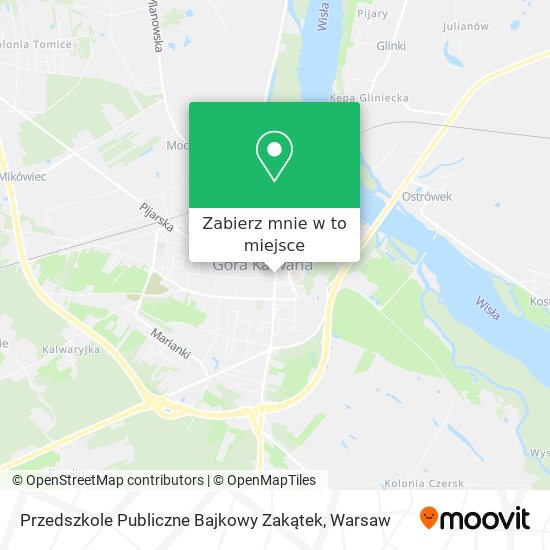 Mapa Przedszkole Publiczne Bajkowy Zakątek