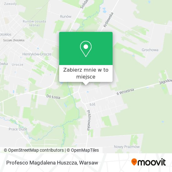 Mapa Profesco Magdalena Huszcza