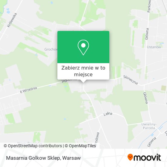 Mapa Masarnia Golkow Sklep