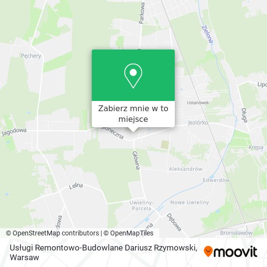 Mapa Usługi Remontowo-Budowlane Dariusz Rzymowski