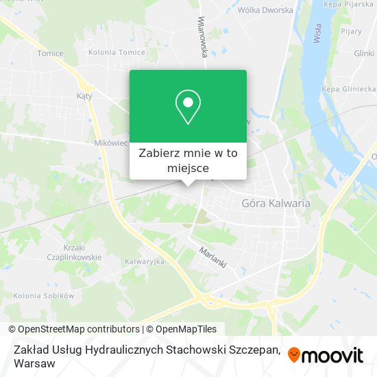 Mapa Zakład Usług Hydraulicznych Stachowski Szczepan