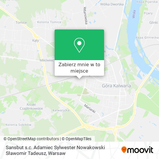 Mapa Sansbut s.c. Adamiec Sylwester Nowakowski Sławomir Tadeusz