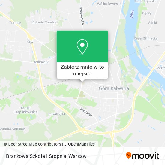 Mapa Branżowa Szkoła I Stopnia