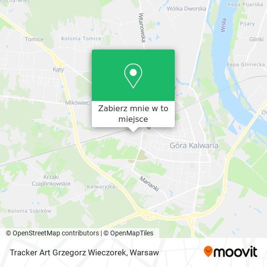 Mapa Tracker Art Grzegorz Wieczorek