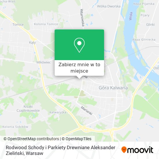 Mapa Rodwood Schody i Parkiety Drewniane Aleksander Zieliński