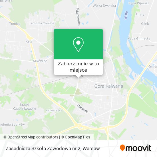 Mapa Zasadnicza Szkoła Zawodowa nr 2