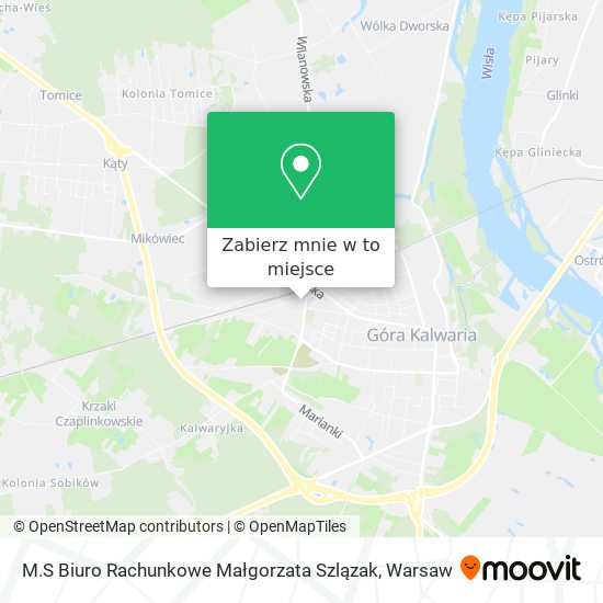 Mapa M.S Biuro Rachunkowe Małgorzata Szlązak