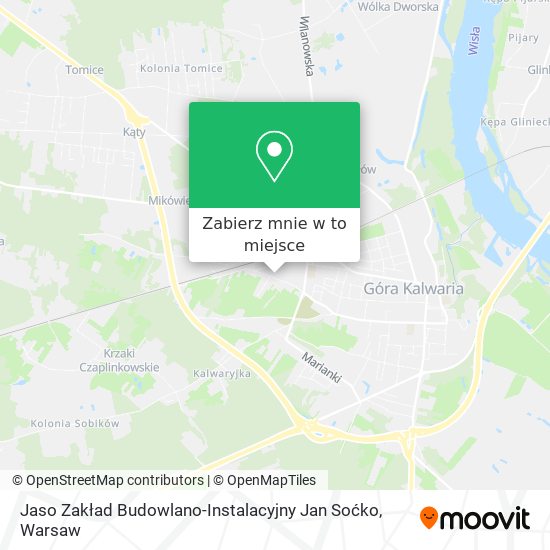 Mapa Jaso Zakład Budowlano-Instalacyjny Jan Soćko