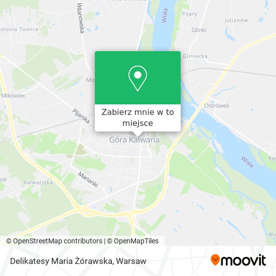 Mapa Delikatesy Maria Żórawska