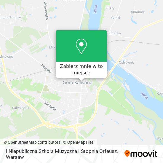 Mapa I Niepubliczna Szkoła Muzyczna I Stopnia Orfeusz