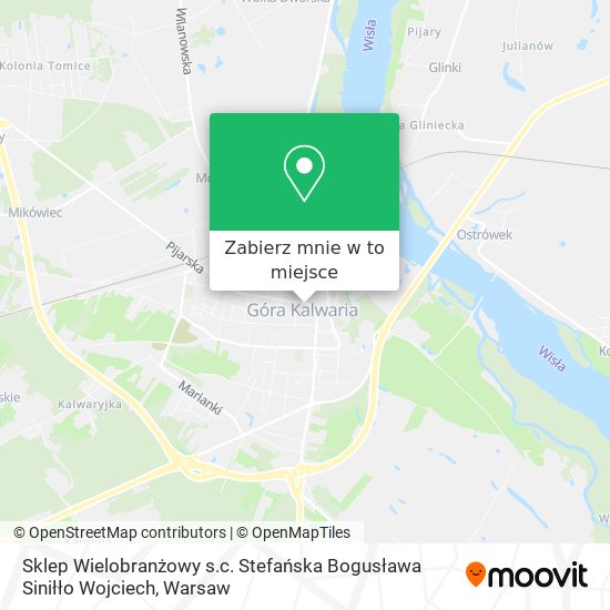 Mapa Sklep Wielobranżowy s.c. Stefańska Bogusława Siniłło Wojciech