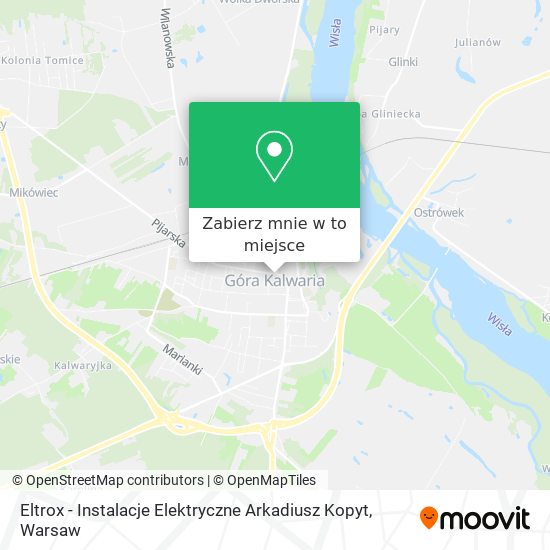 Mapa Eltrox - Instalacje Elektryczne Arkadiusz Kopyt