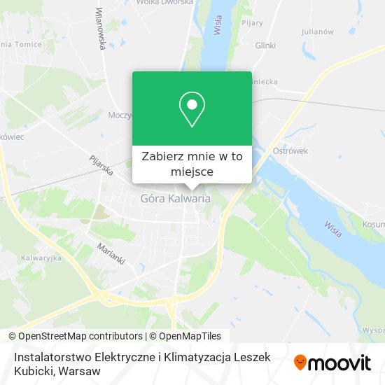 Mapa Instalatorstwo Elektryczne i Klimatyzacja Leszek Kubicki