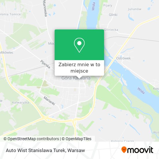 Mapa Auto Wist Stanislawa Turek