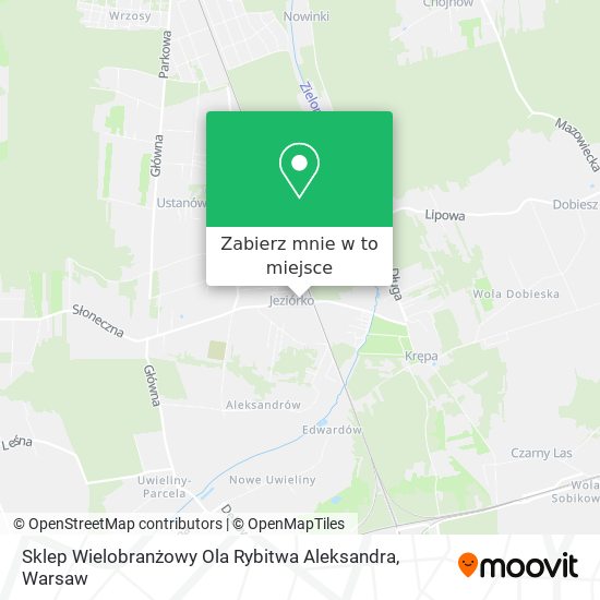 Mapa Sklep Wielobranżowy Ola Rybitwa Aleksandra