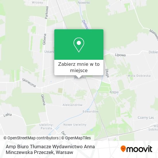 Mapa Amp Biuro Tłumacze Wydawnictwo Anna Minczewska Przeczek