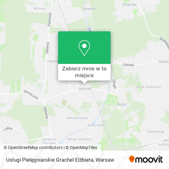 Mapa Usługi Pielęgniarskie Grachel Elżbieta