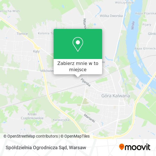 Mapa Spółdzielnia Ogrodnicza Sąd