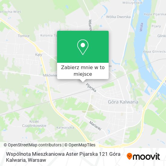 Mapa Wspólnota Mieszkaniowa Aster Pijarska 121 Góra Kalwaria