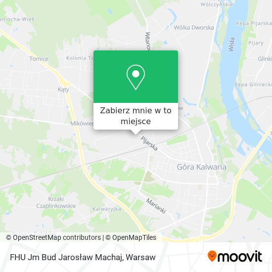 Mapa FHU Jm Bud Jarosław Machaj