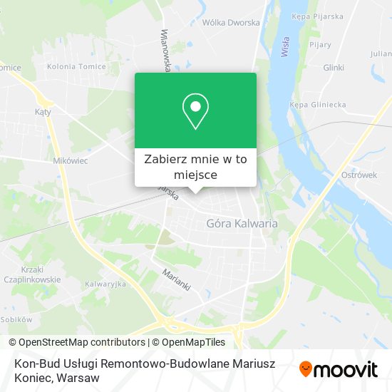 Mapa Kon-Bud Usługi Remontowo-Budowlane Mariusz Koniec