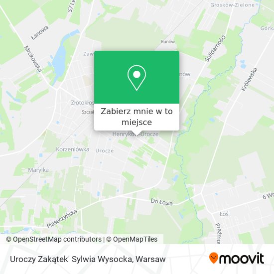 Mapa Uroczy Zakątek' Sylwia Wysocka