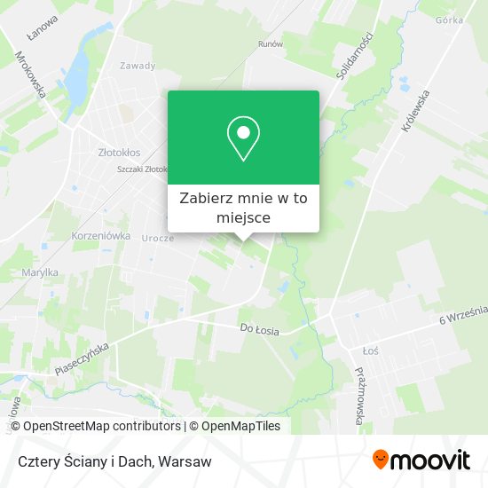 Mapa Cztery Ściany i Dach