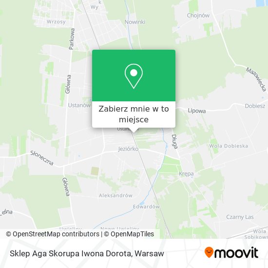 Mapa Sklep Aga Skorupa Iwona Dorota