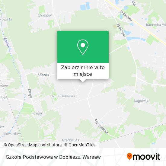 Mapa Szkoła Podstawowa w Dobieszu