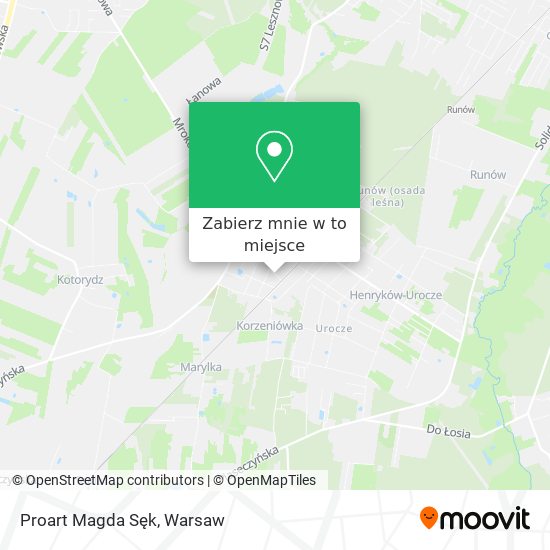 Mapa Proart Magda Sęk