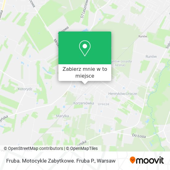 Mapa Fruba. Motocykle Zabytkowe. Fruba P.