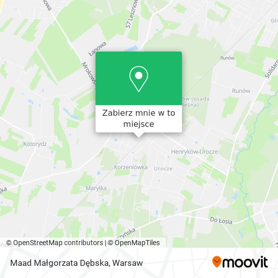 Mapa Maad Małgorzata Dębska