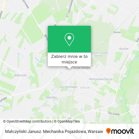 Mapa Małczyński Janusz. Mechanika Pojazdowa