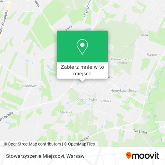 Mapa Stowarzyszenie Miejscovi