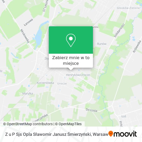 Mapa Z u P Sjs Opla Sławomir Janusz Śmierzyński