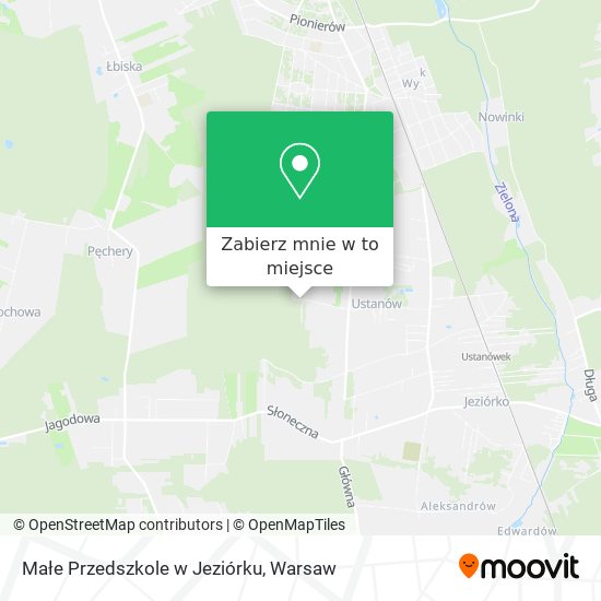 Mapa Małe Przedszkole w Jeziórku