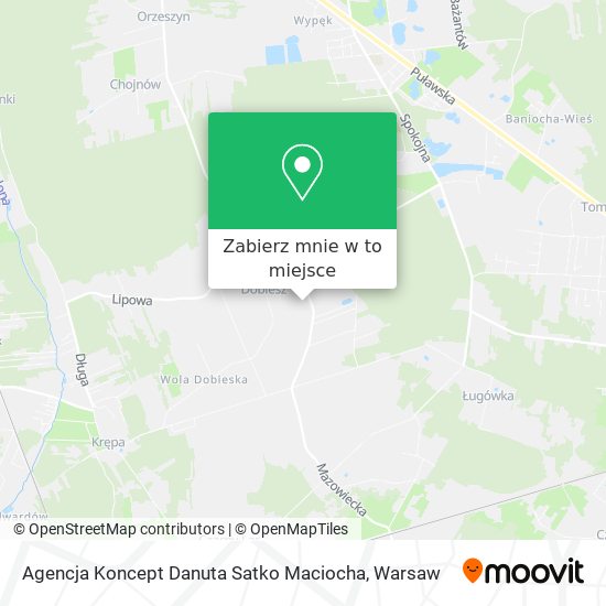 Mapa Agencja Koncept Danuta Satko Maciocha