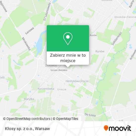 Mapa Kłosy sp. z o.o.