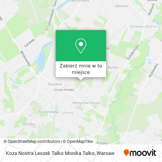 Mapa Koza Nostra Leszek Talko Monika Talko